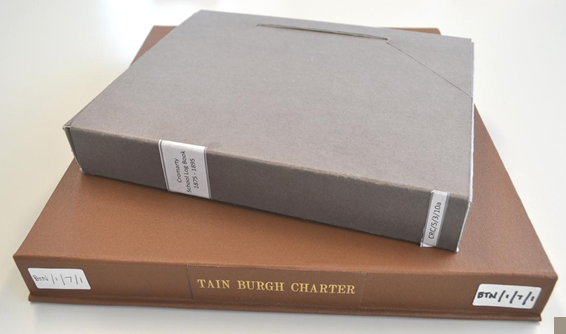 Bespoke Boxes and Folders at Highland Archive Centre