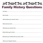 Family History Questions