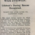16 Oct Coxswain Medal