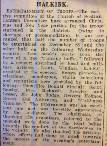 1 Jan JOG Halkirk Troops Entertained