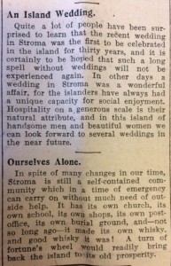 Week 149 10-jul-jog-stroma-wedding