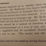 Week 187 29 Mar Wick Council minutes fireguard equipment