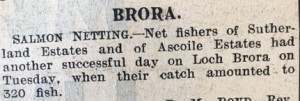 21 May JOG Brora Salmon