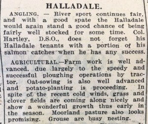 7 May JOG Halladale Report