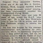 Week 100 JOG 1 Aug Posthumous Award to WIck Pilot