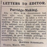 Week 81 jog porridge