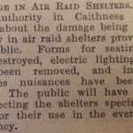 Week 82 damage to air raid shelters