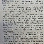 Week 92 JOG 6 Jun Castletown Water Shortage