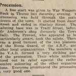 Week 96 4 jul jog thurso war weapons procession