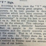 Week 99 25 jul jog v-sign comment piece