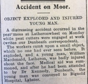 11 Jun JOG Accident on Moor