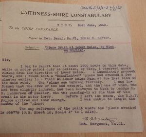 28 June Police Report Aircraft crashed at Lower Reiss Farm pg.2