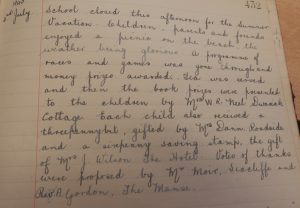 Week 200 2 July Dunnet Public School summer holiday celebrated with a picnic on beach