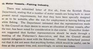 30 Aug Wick Burgh motor vessels fishing