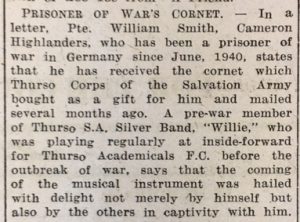 17 Sep JOG Thurso POW Cornet