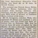 8 Oct JOG Farmer Fined