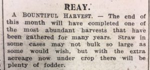 22 Oct JOG Reay Harvest