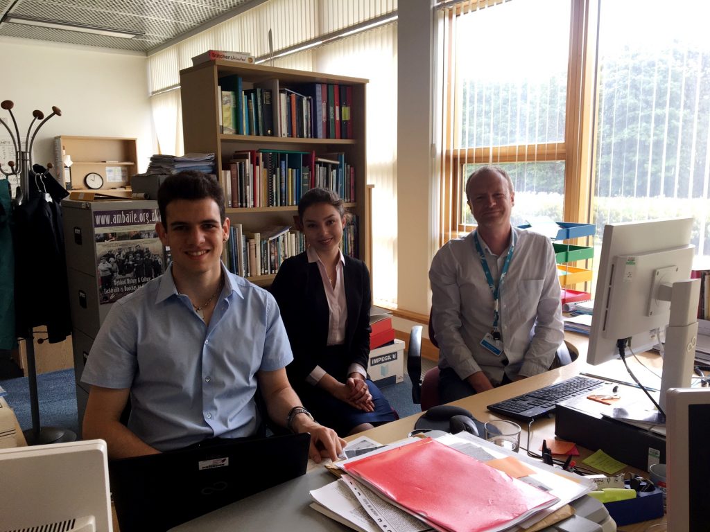 Augsburg Students at the Highland Archive Centre May 2017