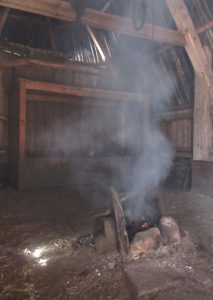 The hearth inside the Cottar’s House