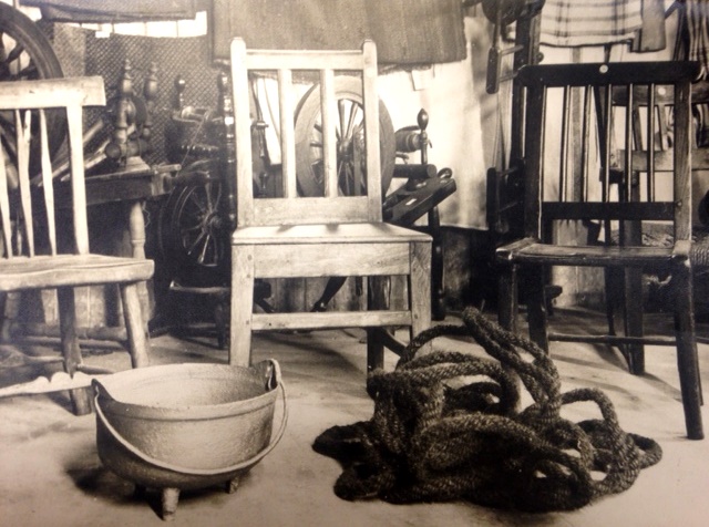 Fowling rope from St Kilda in the Highland Folk Museum collection, photographed by I.F. Grant in 1940s. Image credit: Highland Folk Museum 