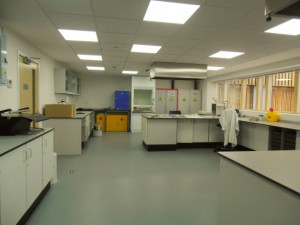 view inside the Conservation Laboratory at the Highland Folk Museum