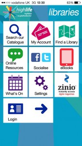 Library App home