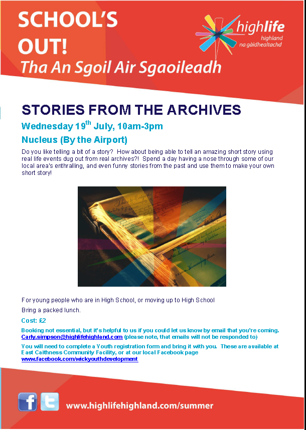 Stories from the Archives 19 July 2017