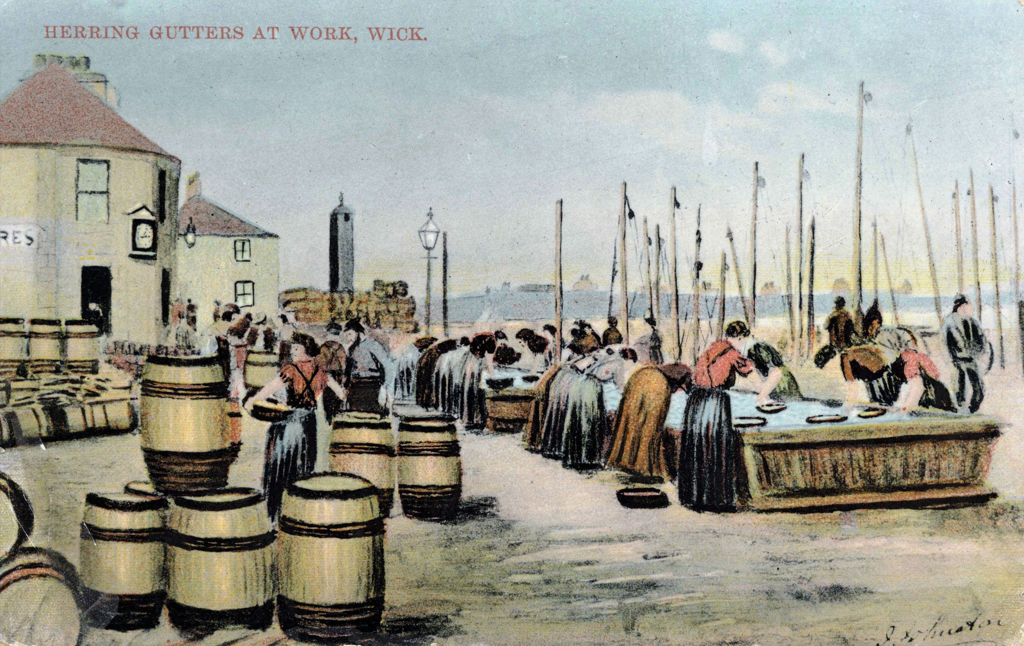 Herring gutters Nucleus The Nuclear and Caithness Archives