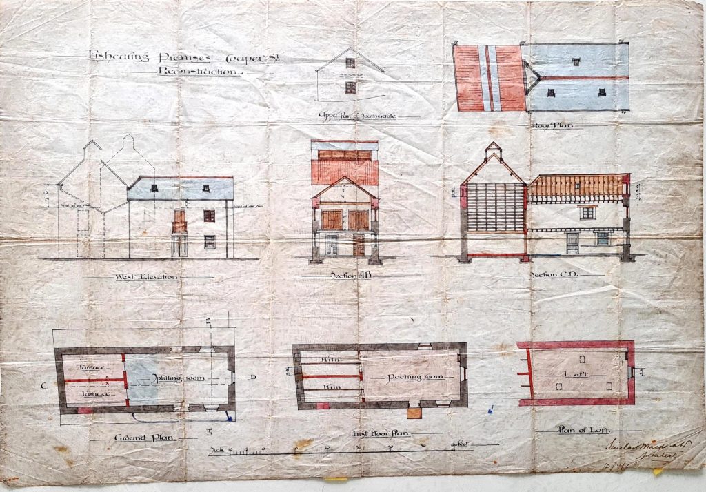 Plan of curing premises, Couper Street, Thurso, 1906 (Ref: P801/15)
