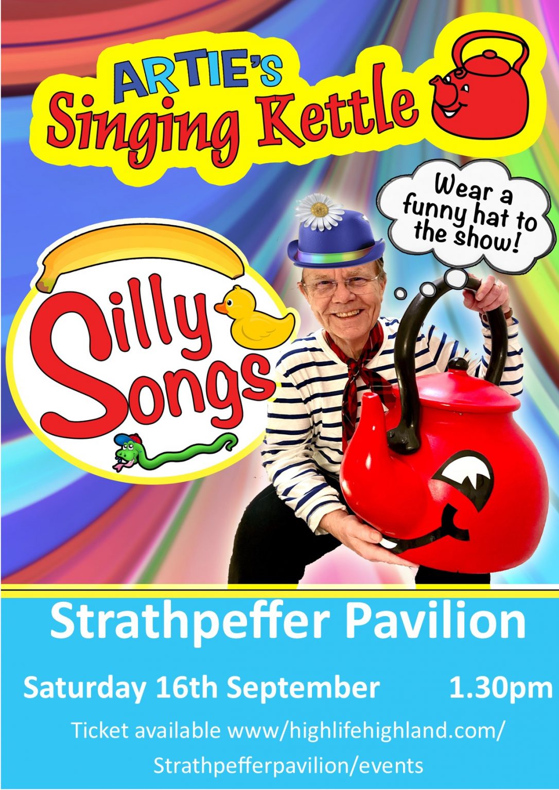 Artie's Singing Kettle Silly Songs Strathpeffer Pavilion