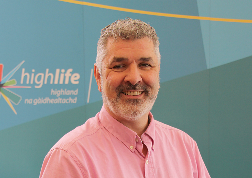 Headshot of James Martin, Director of Community, Leisure and Sport at Highlife Highland