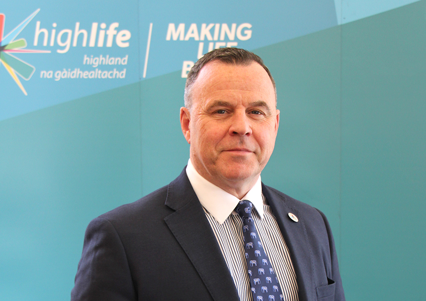 Headshot of Steve Walsh, Chief Executive at Highlife Highland