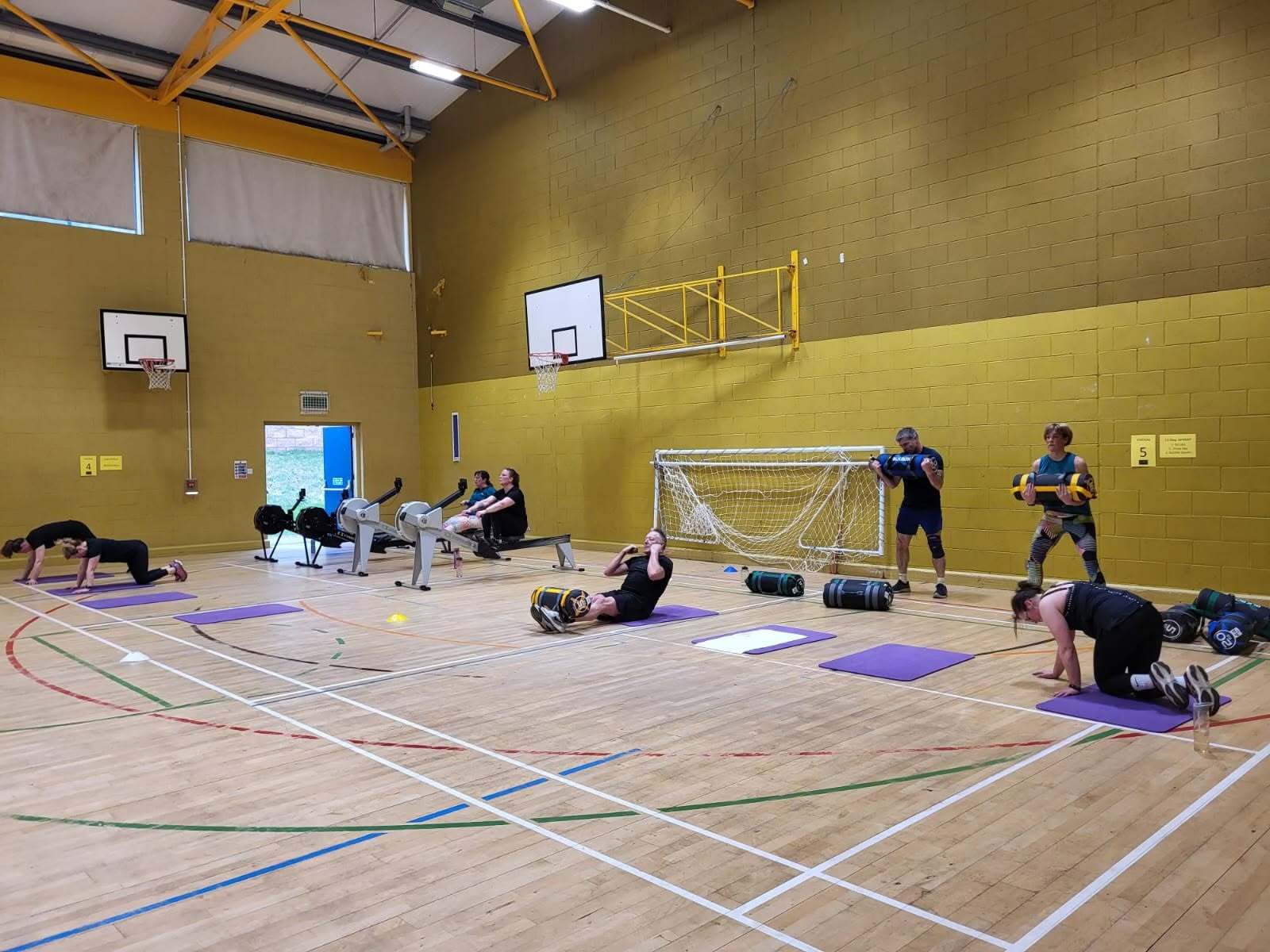 Group HYROX session at Black Isle Leisure Centre