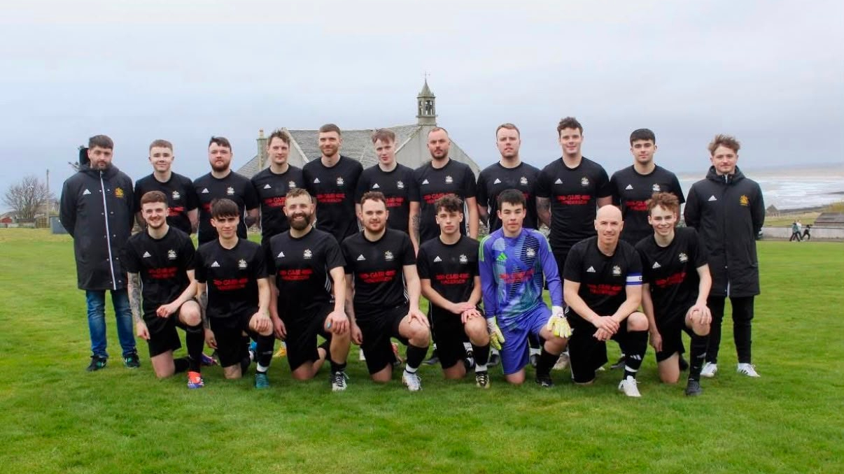 Lybster Football Club team group photo