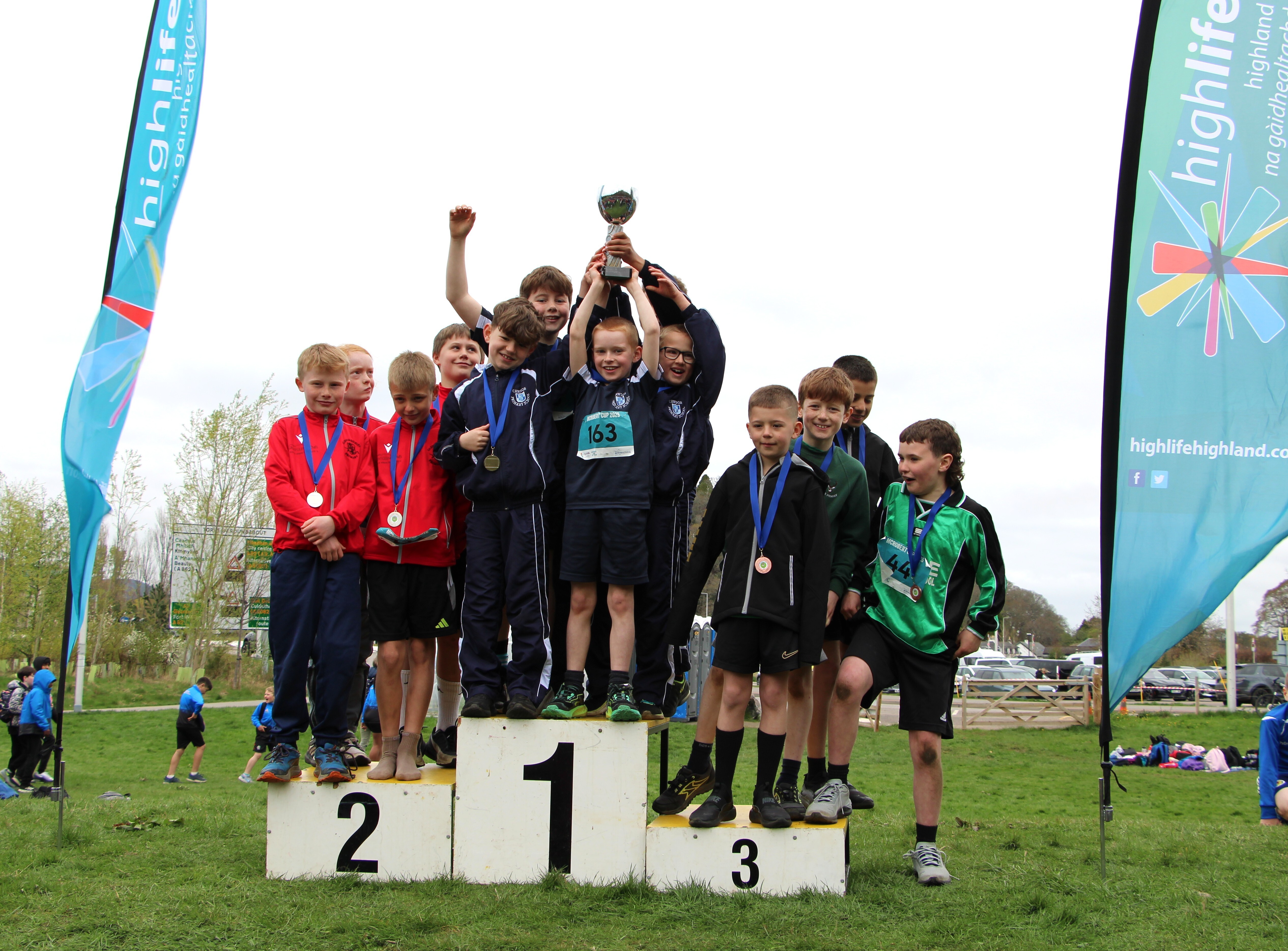 P4 5 Boys Winners Small Schools