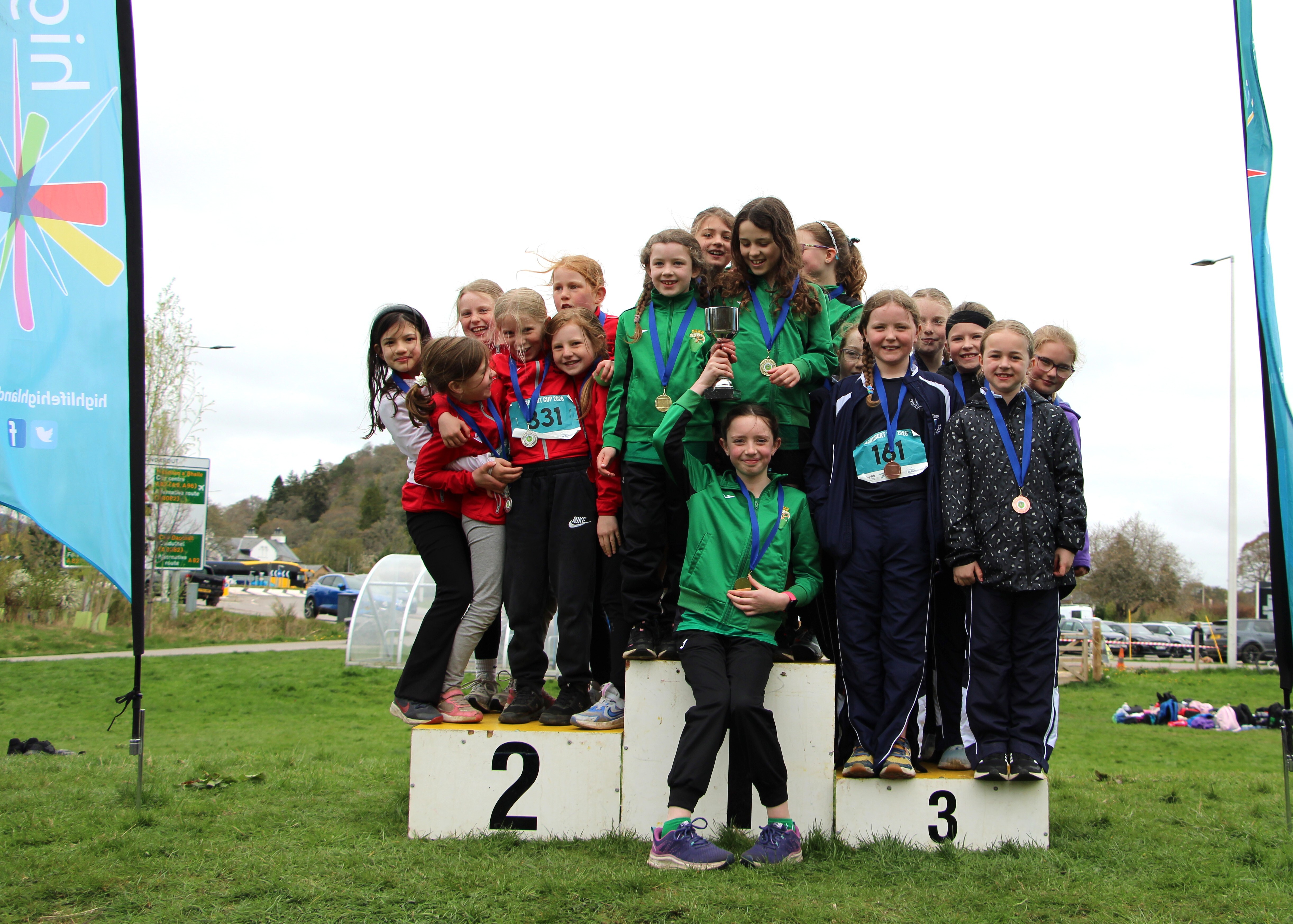 P4 P5 Girls Winners Small Schools