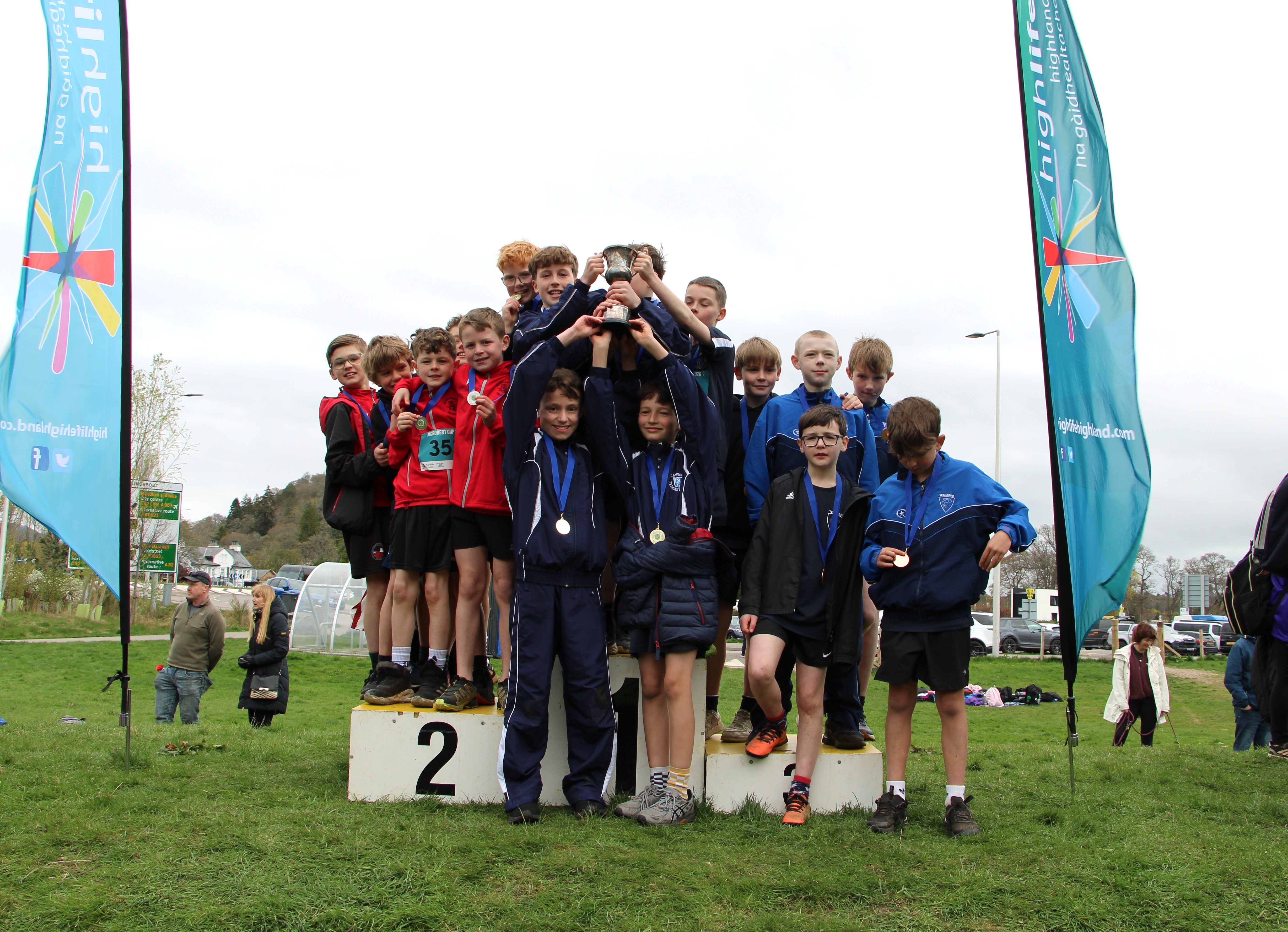 P6 P7 Boys Winners Small Schools