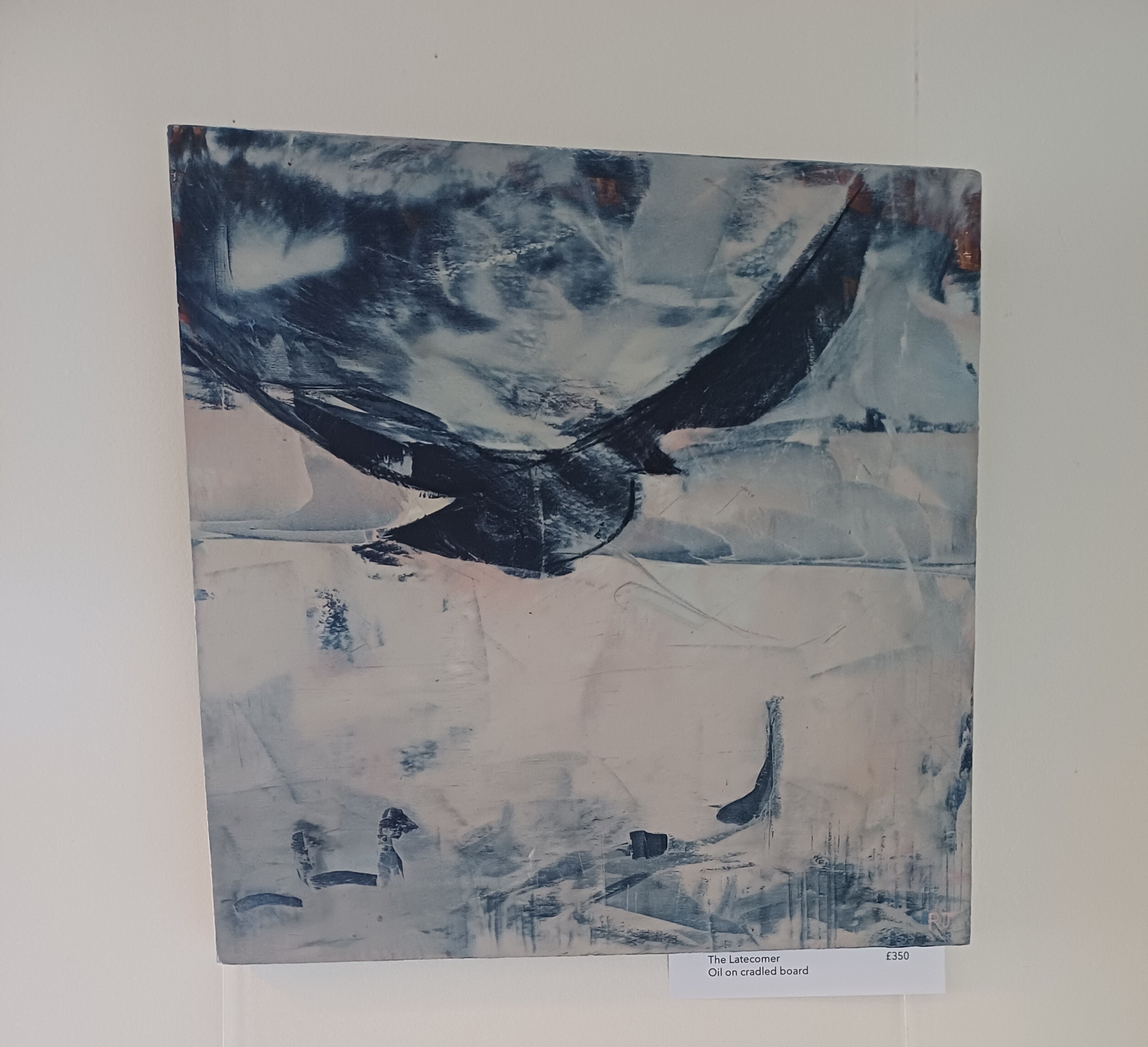 Painting of a bird in flight