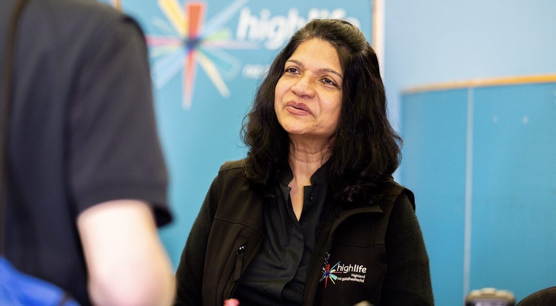 High Life Highland staff member at Inverness Leisure