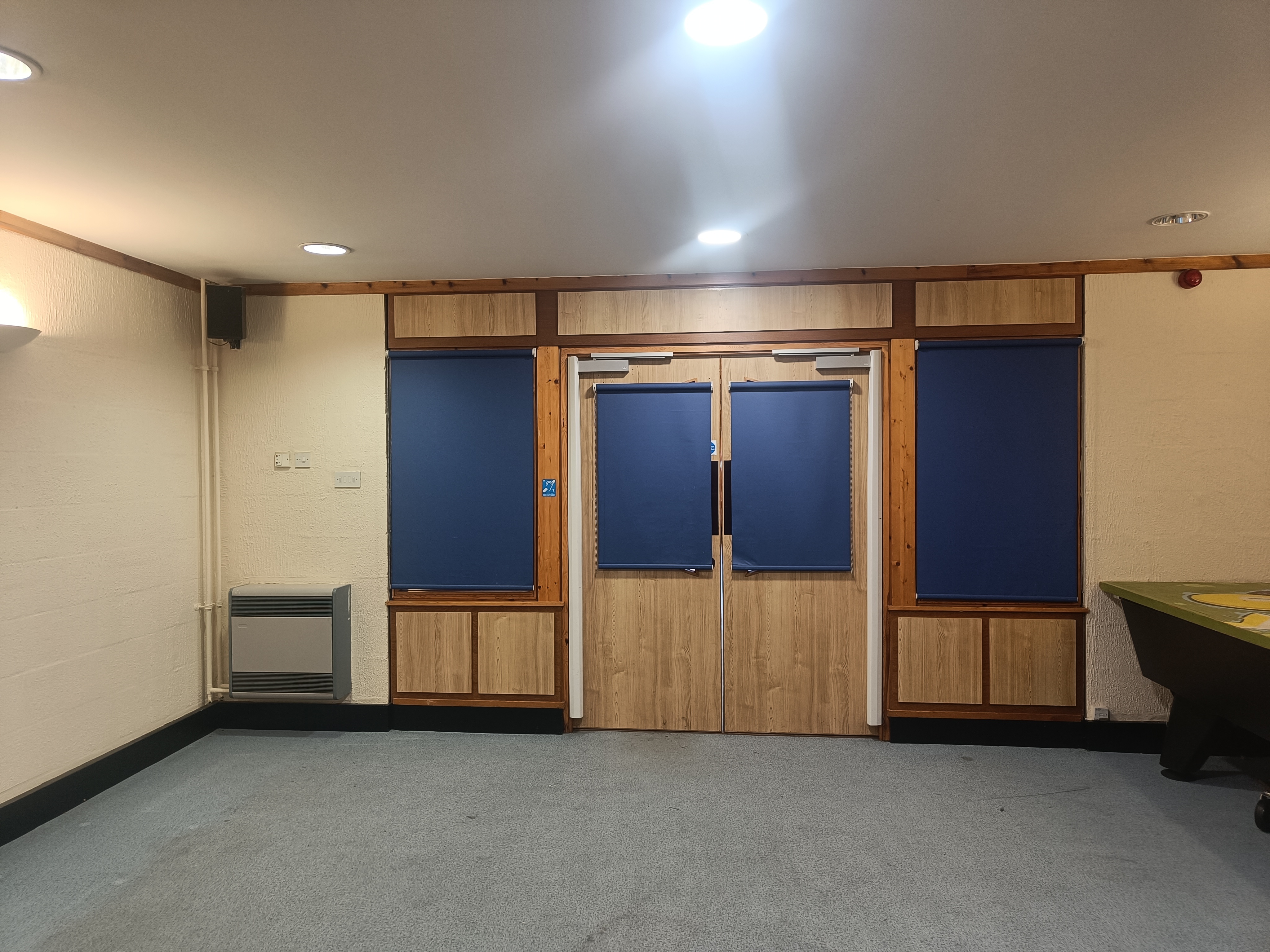 Room with double doors