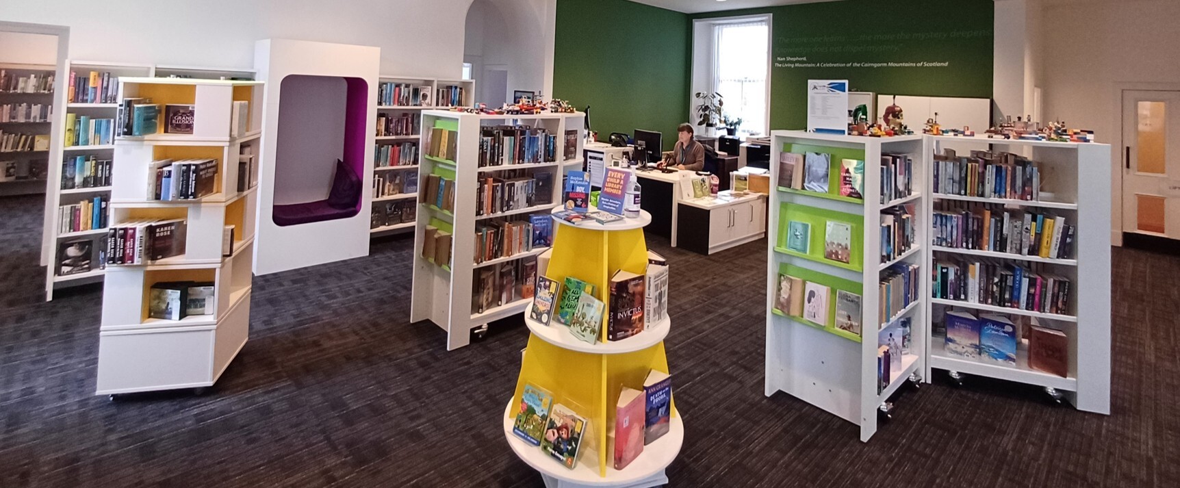 Grantown library interior