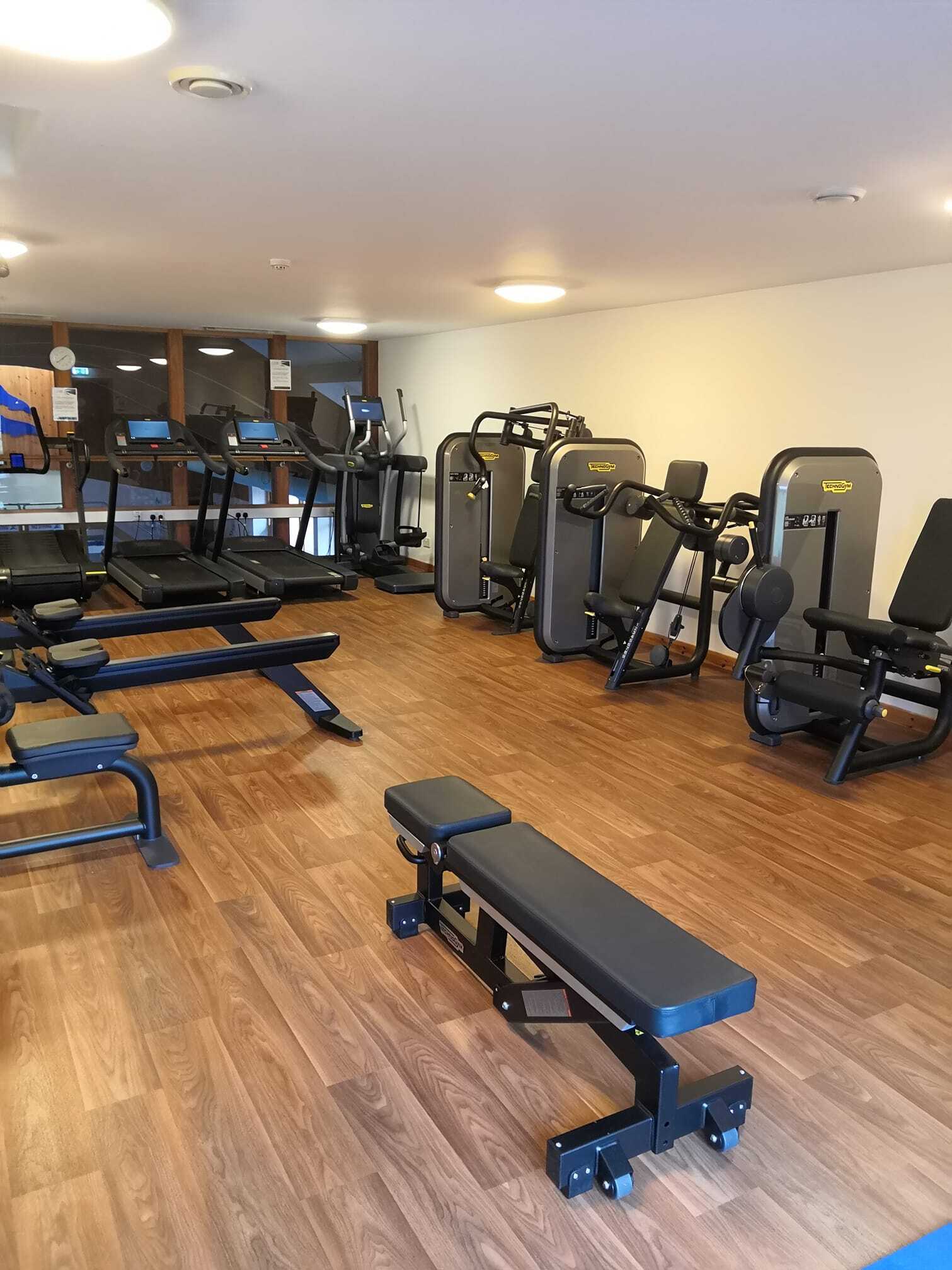 Various gym equipment