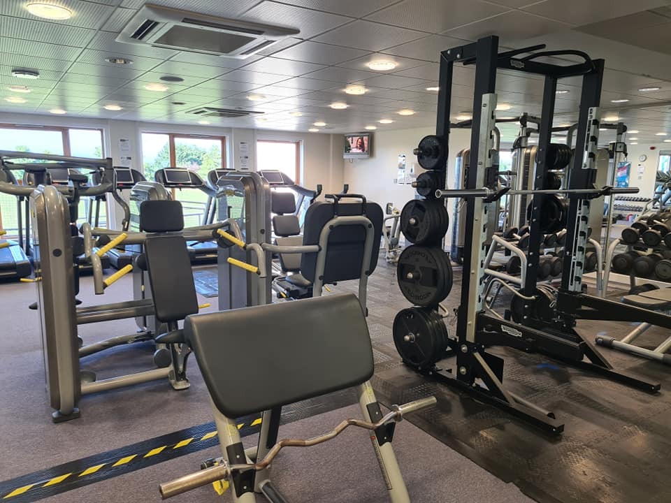 Various gym equipment