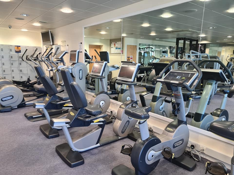 Various gym equipment