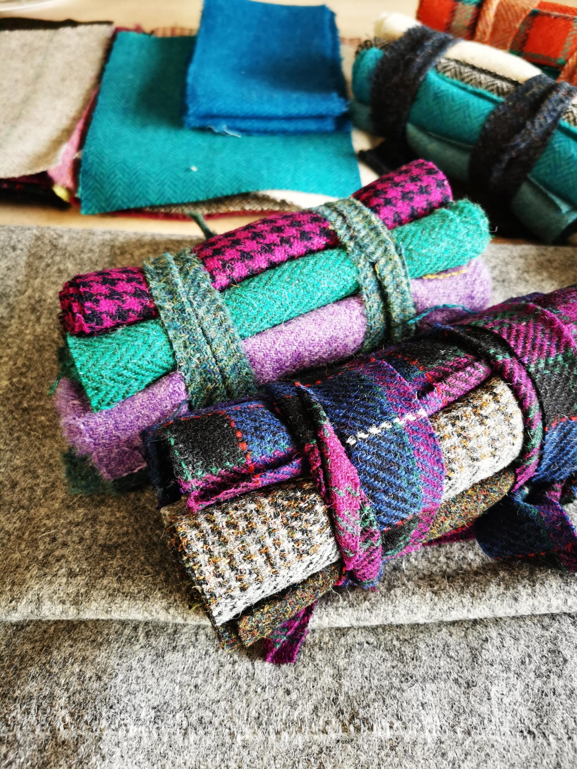 Welcome donation of Tweed to tapestry project - High Life Highland