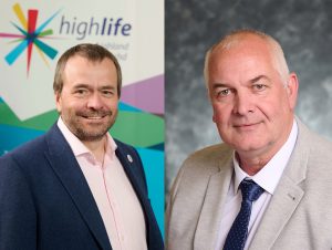 HLH Chair Mark Tate & Councillor Raymond Bremner.