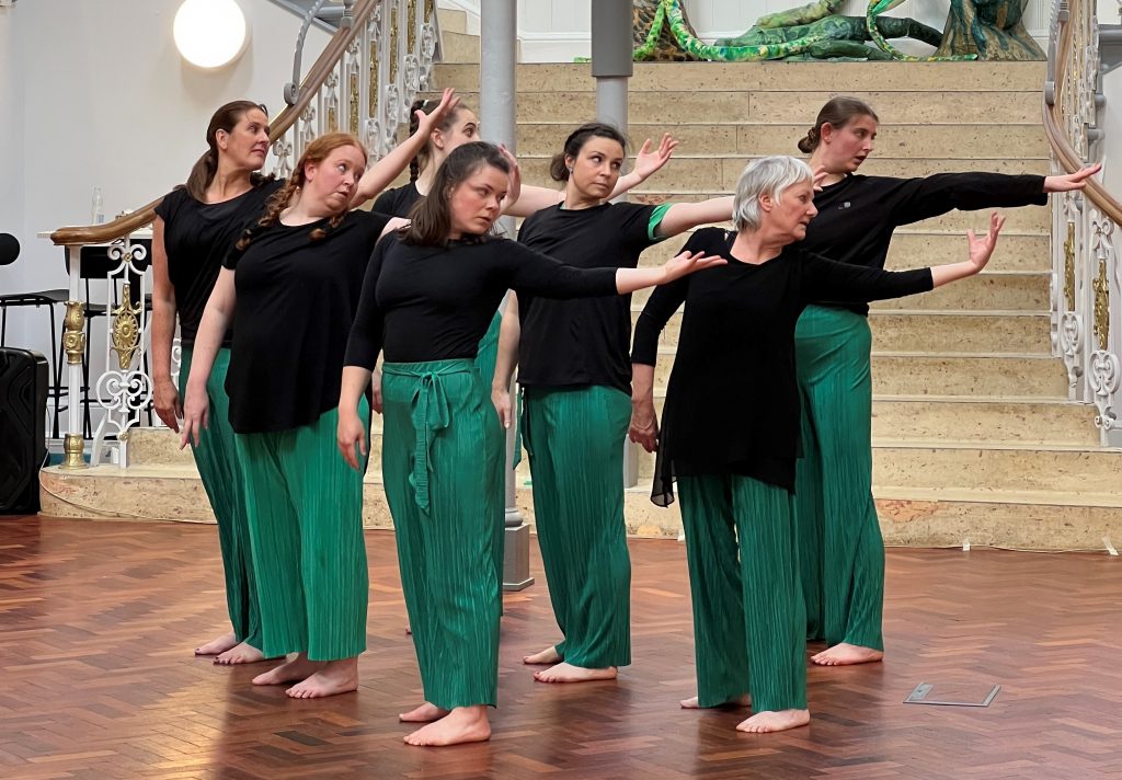 A similar performance by Eden Court Adult Performance Group at WASPS Creative Academy in May 2023. Photograph credit to Chak Hin Leung