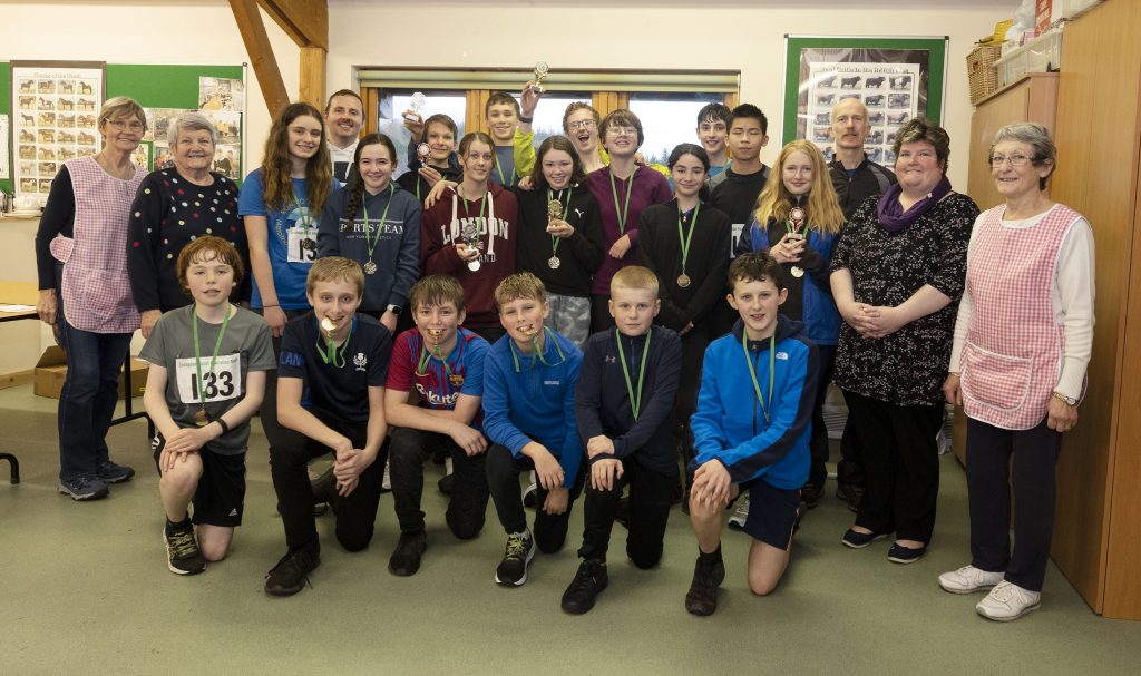 LEANACHAN CROSS COUNTRY The winning team from Lochaber High School. Photograph: Iain Ferguson, alba.photos
